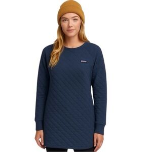 Patagonia Organic Cotton Quilt Tunic in New Navy